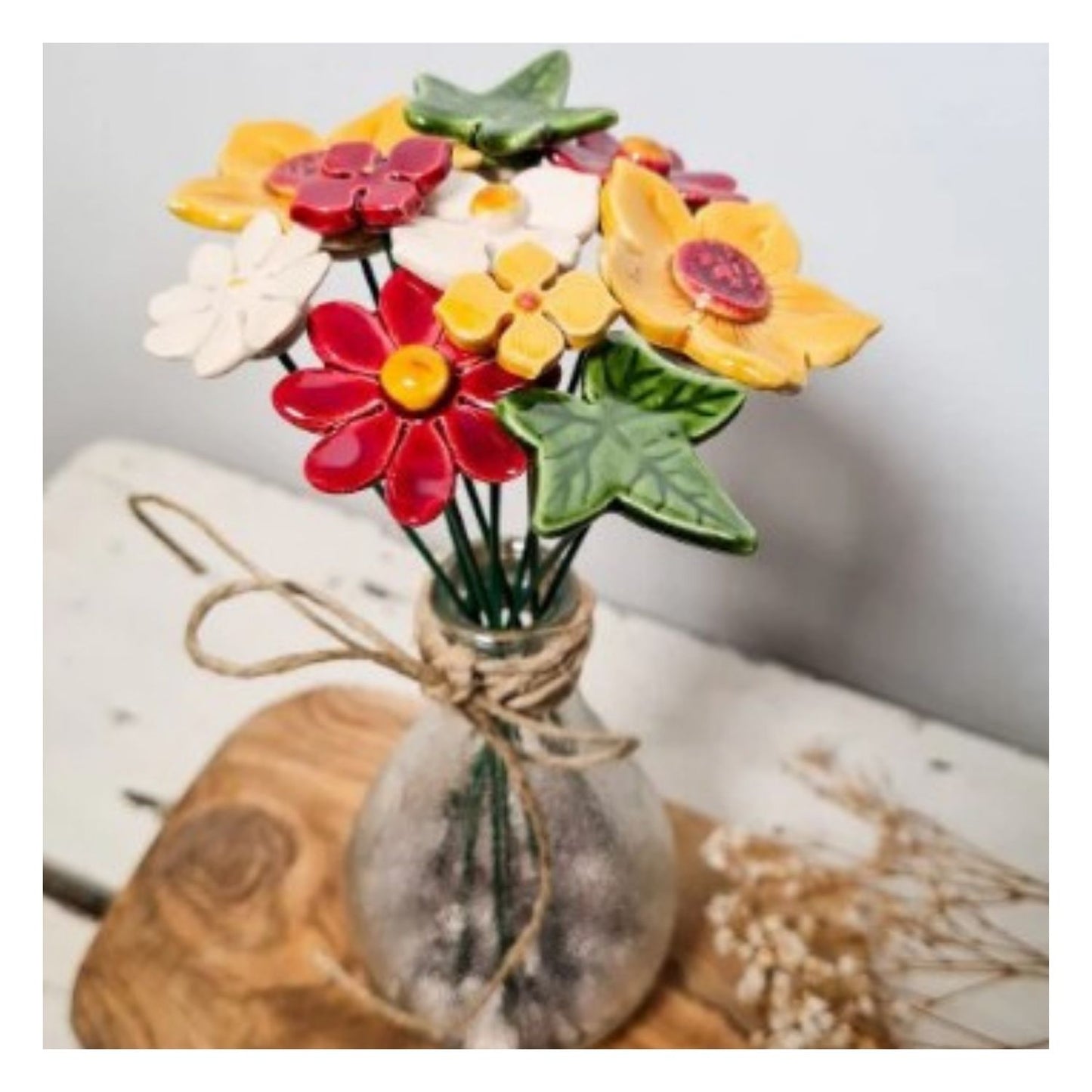 Fleur en céramique - bouquet "End of summer"