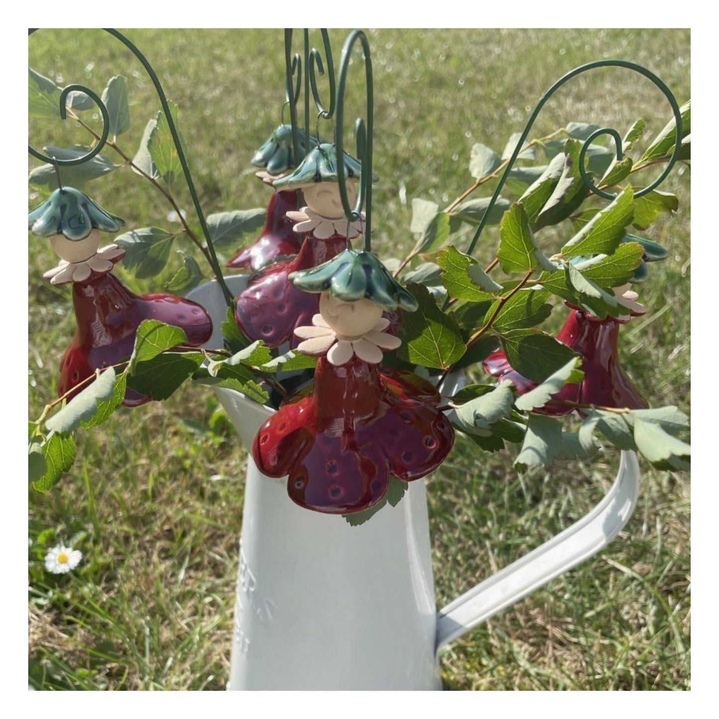 Fleur en céramique - Miss Strawberry