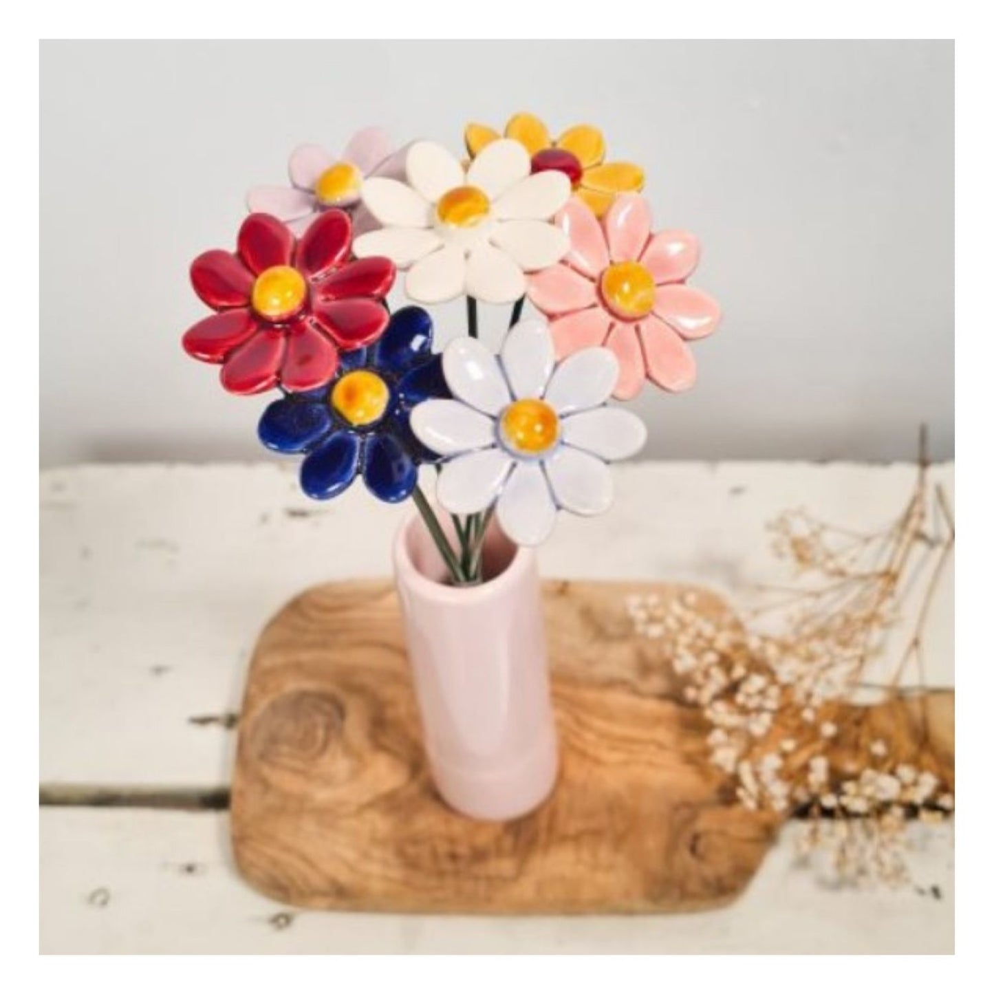 Fleur en céramique - bouquet "Good Mood"