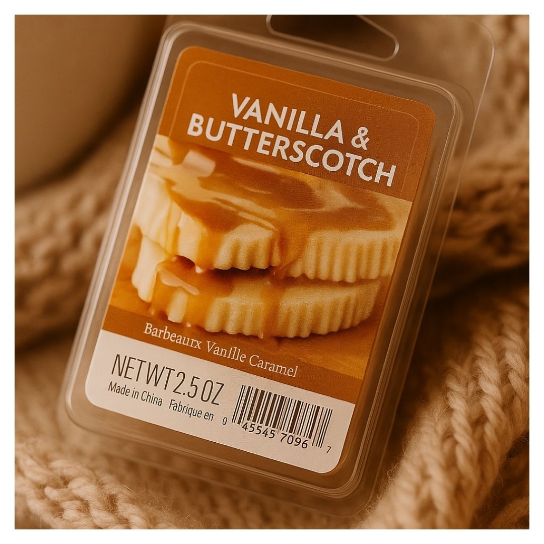 🕯️ vanille-caramel beurre salé– Fondants de cire parfumée (70 g)