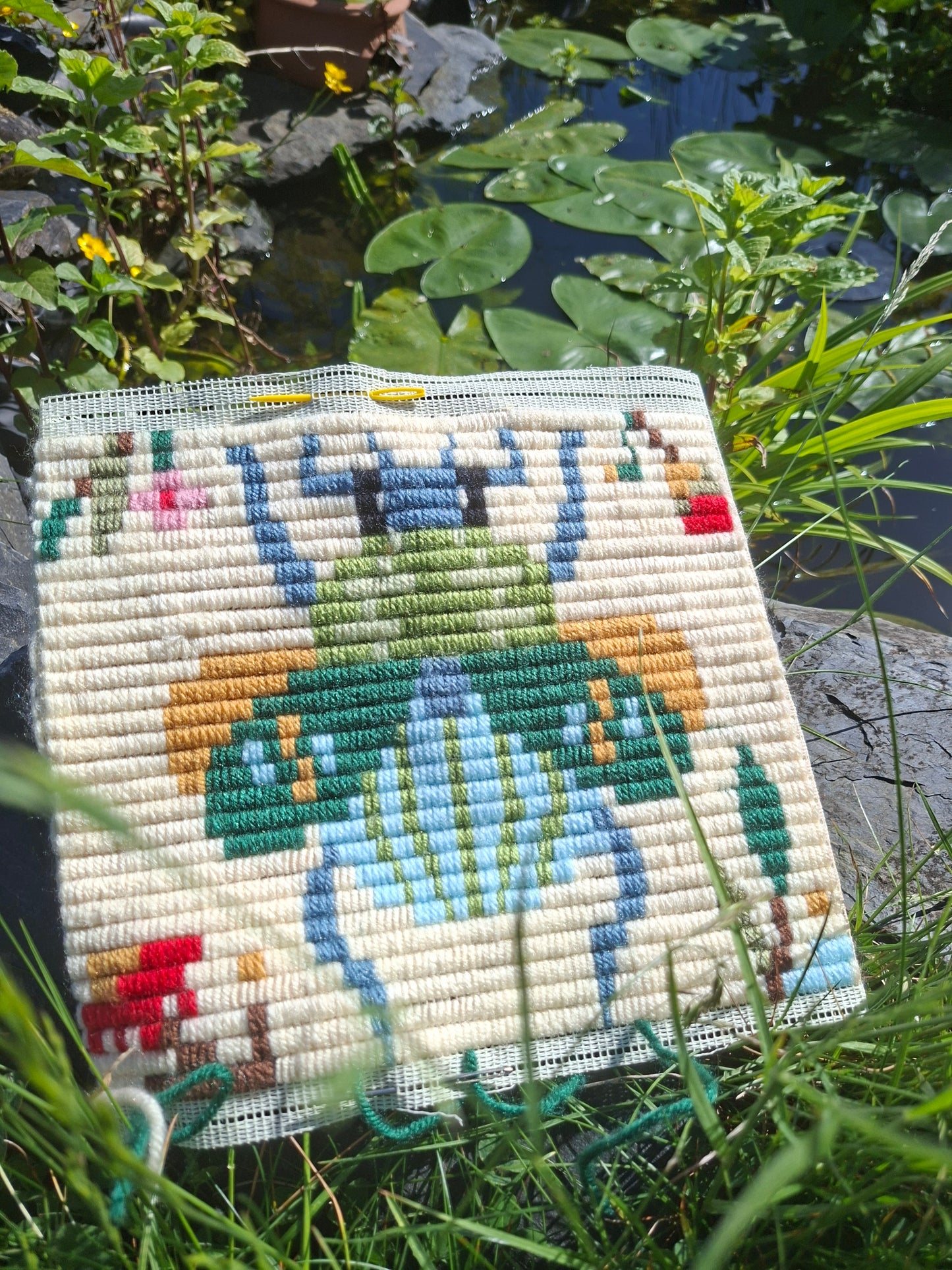 Kit DIY Canevas Scarabée en Laine
