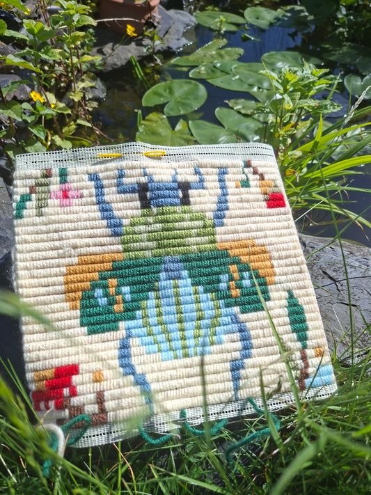 Kit DIY Canevas Scarabée en Laine