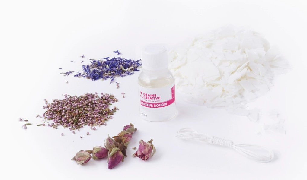 Kit Bougies Fleuries DIY