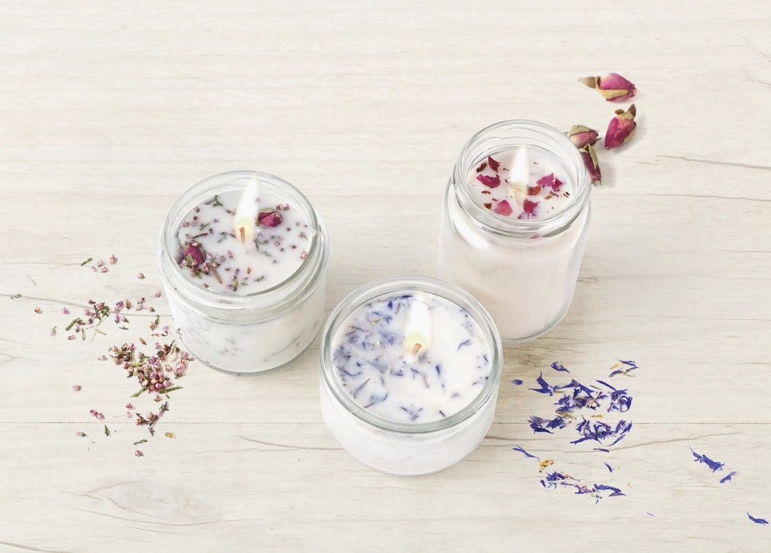 Kit Bougies Fleuries DIY
