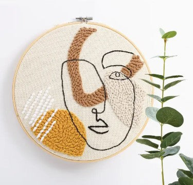 Kit Punch Needle Line Art