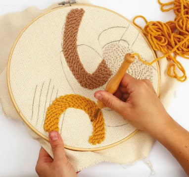 Kit Punch Needle Line Art