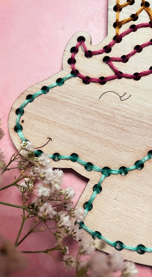Kit de Broderie sur bois – Licorne