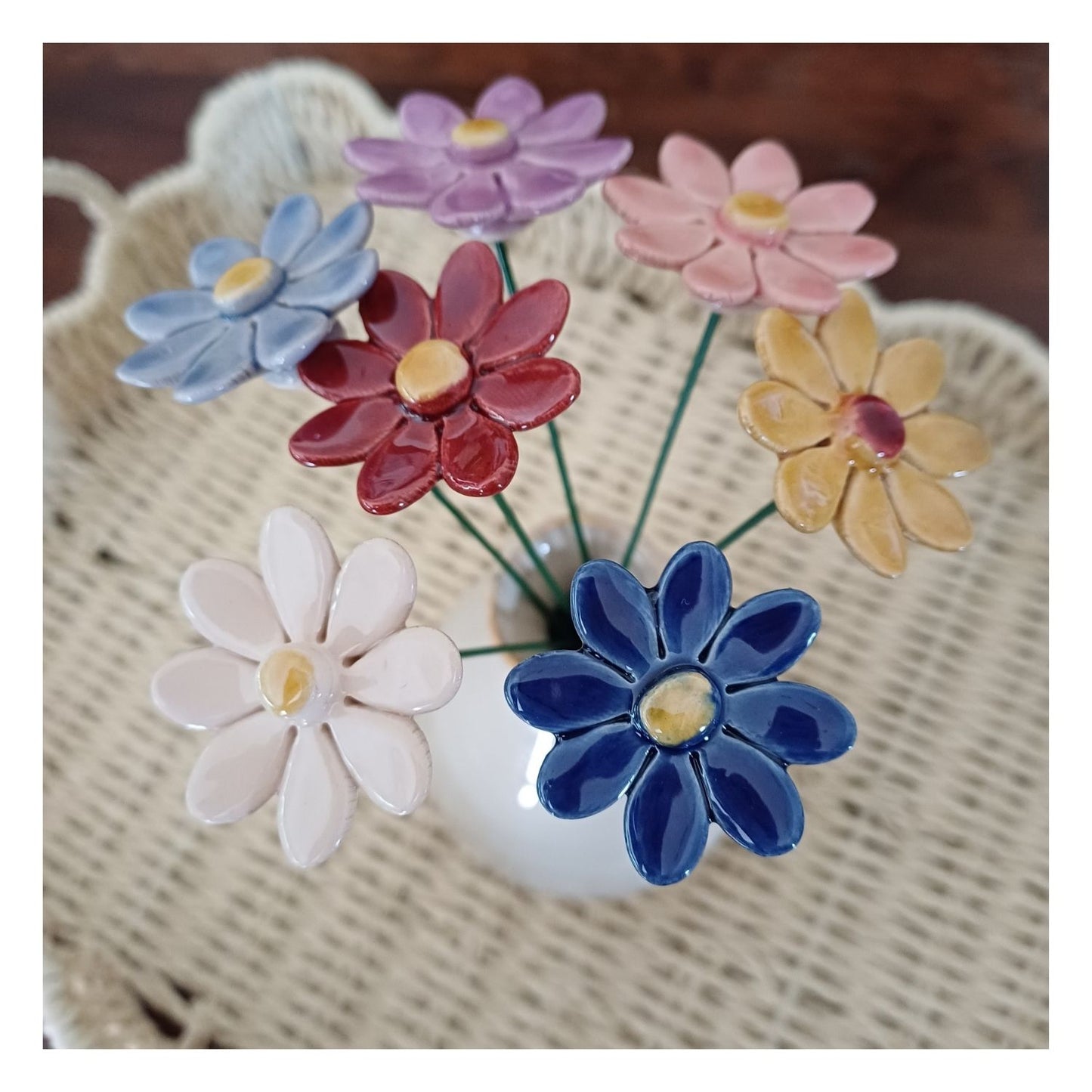 Fleur en céramique - bouquet "Good Mood"