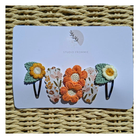 Pince à cheveux fleurie - Florine