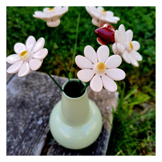 Fleur en céramique - bouquet "love"