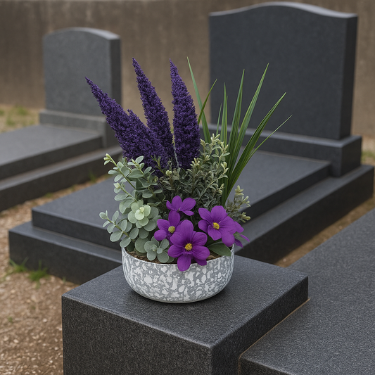 Abonnement fleurissement tombes & columbariums – fleurs artificielles
