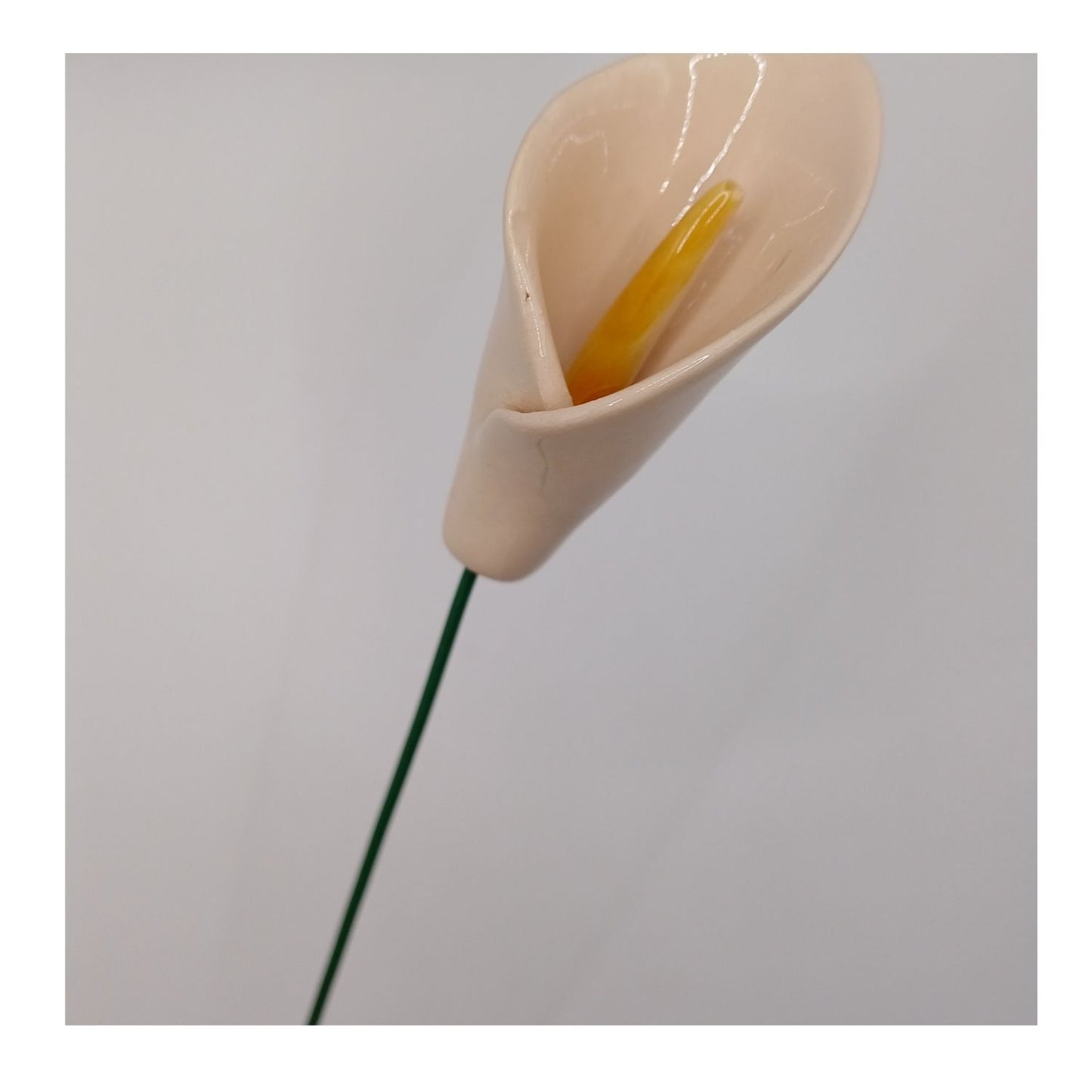 Fleur en céramique - calla