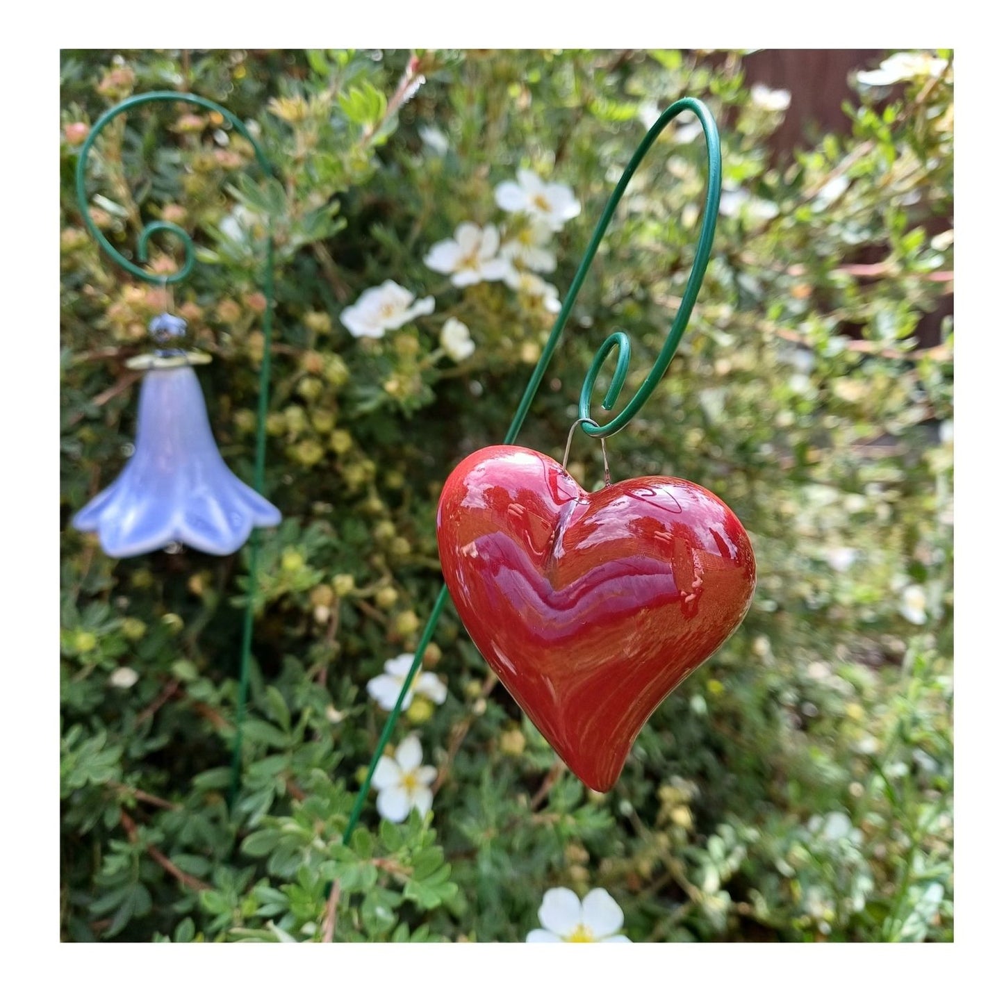 Fleur en céramique - grande campanule