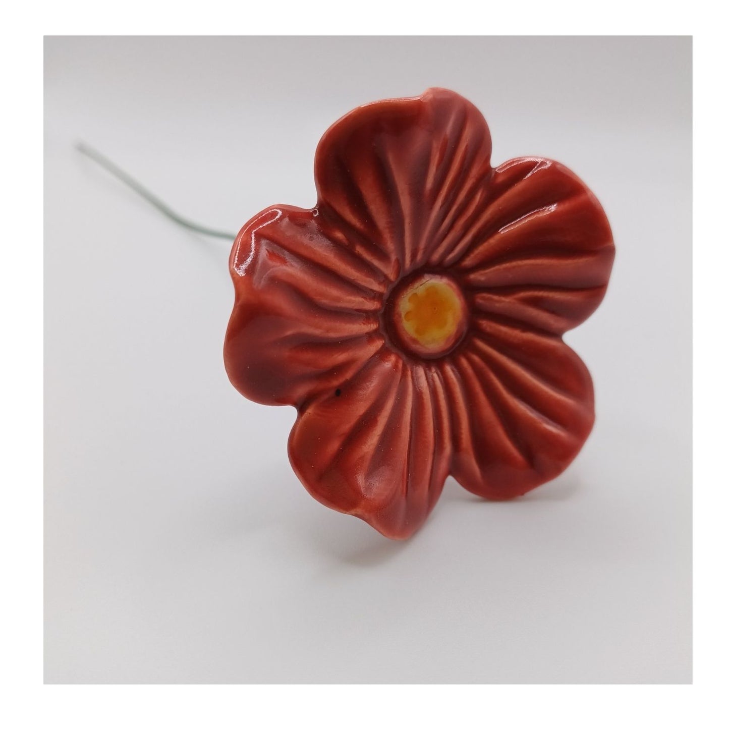 Fleur en céramique - ipomée