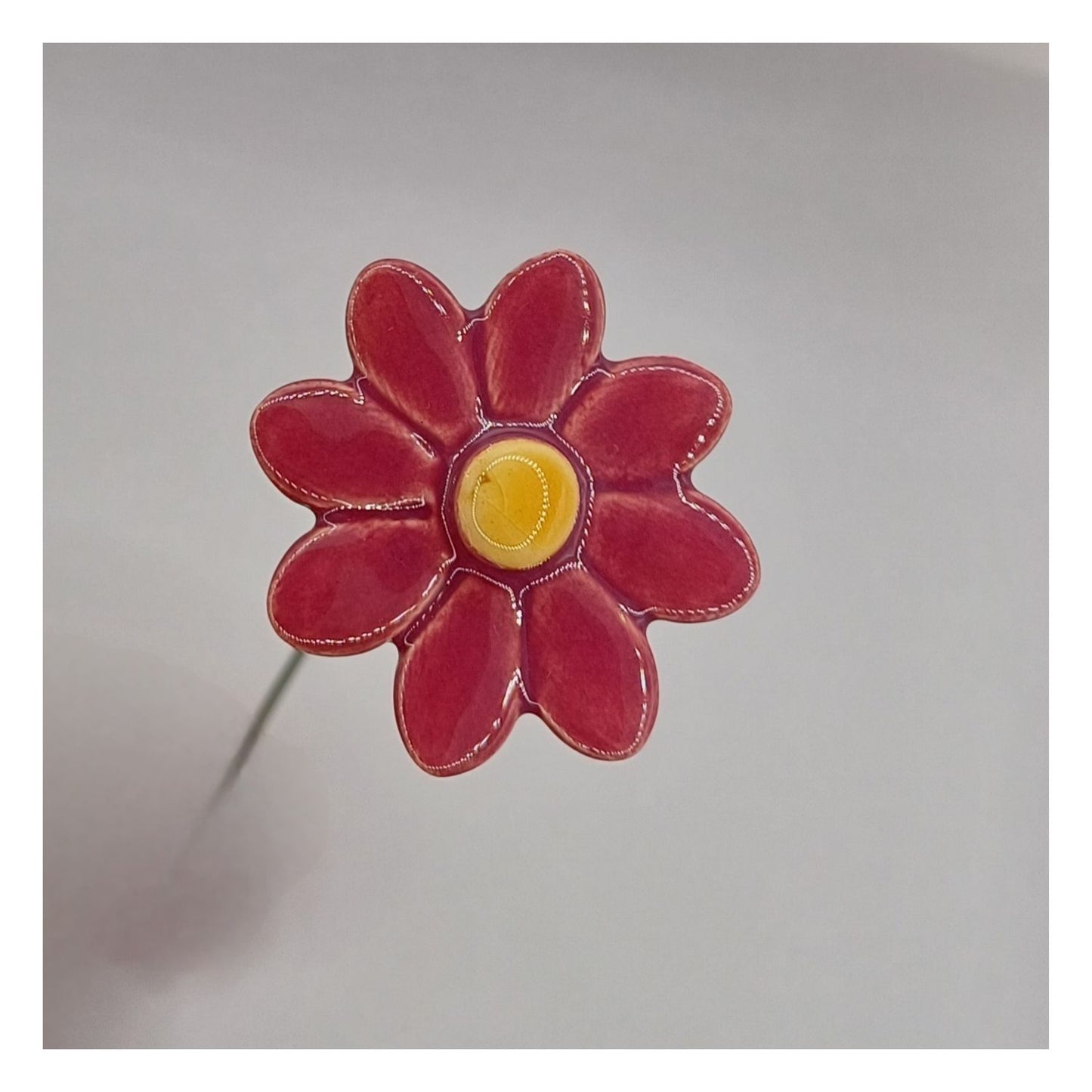 Fleur en céramique - Marguerite Irlandaise