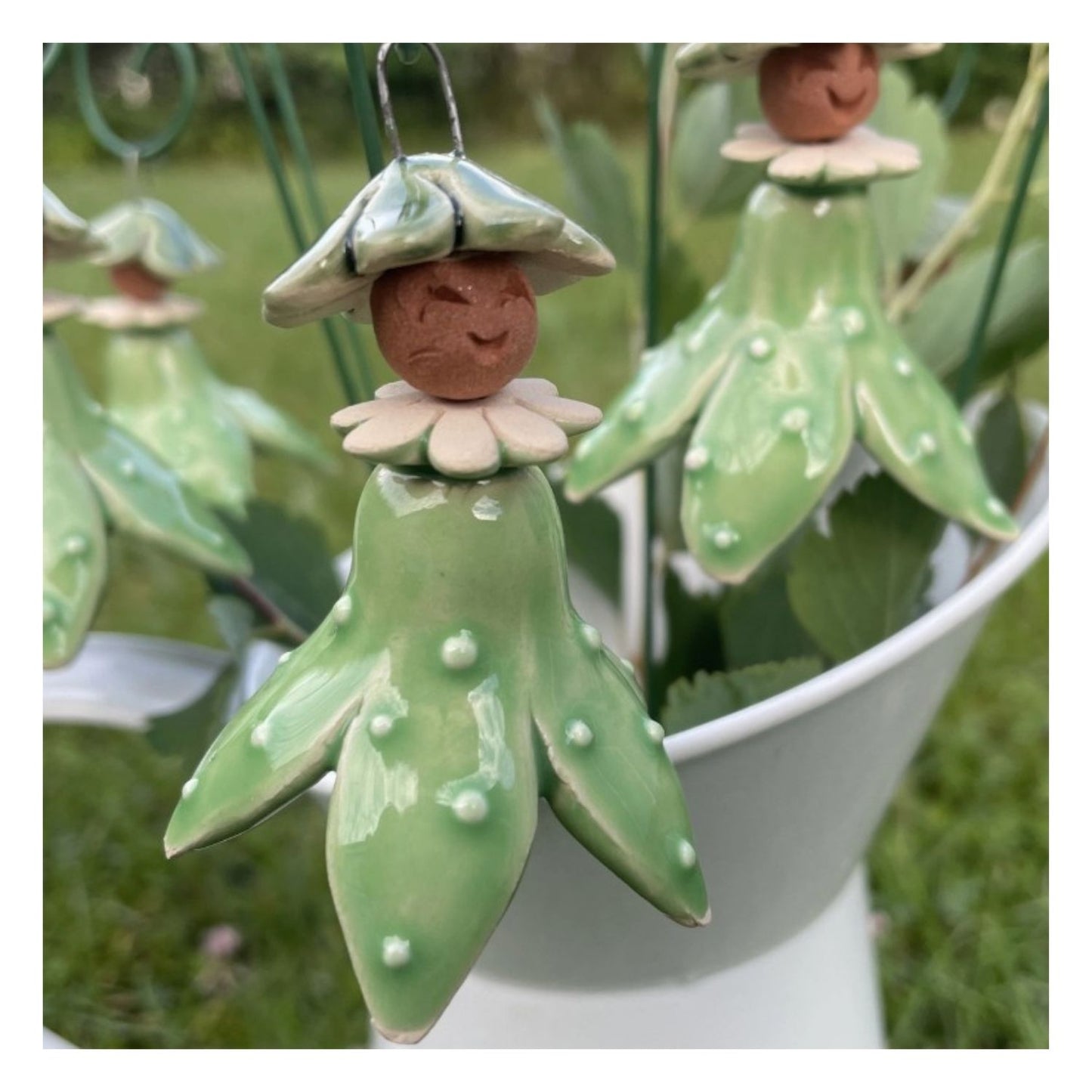 Fleur en céramique - Fée des fleurs