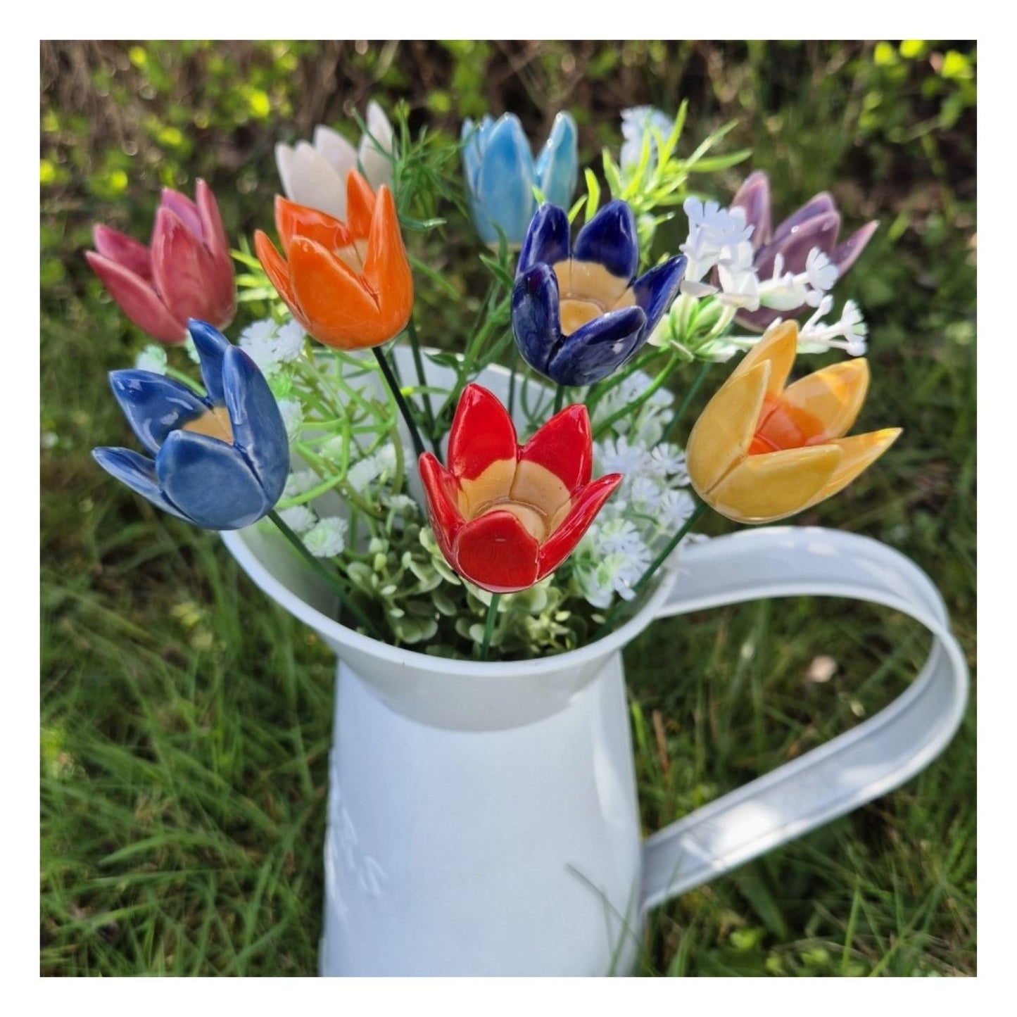 Fleur en céramique - Tulipe