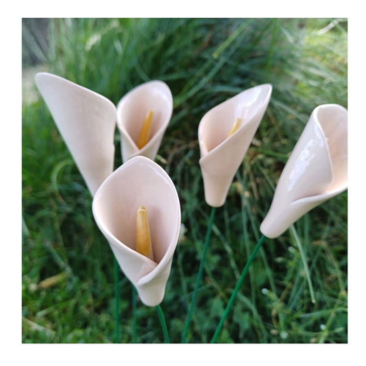Fleur en céramique - calla