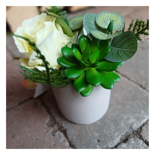 Composition florale rose