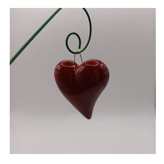 Coeur sur tige en céramique