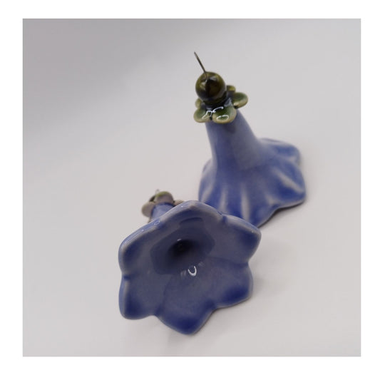 Fleur en céramique - grande campanule