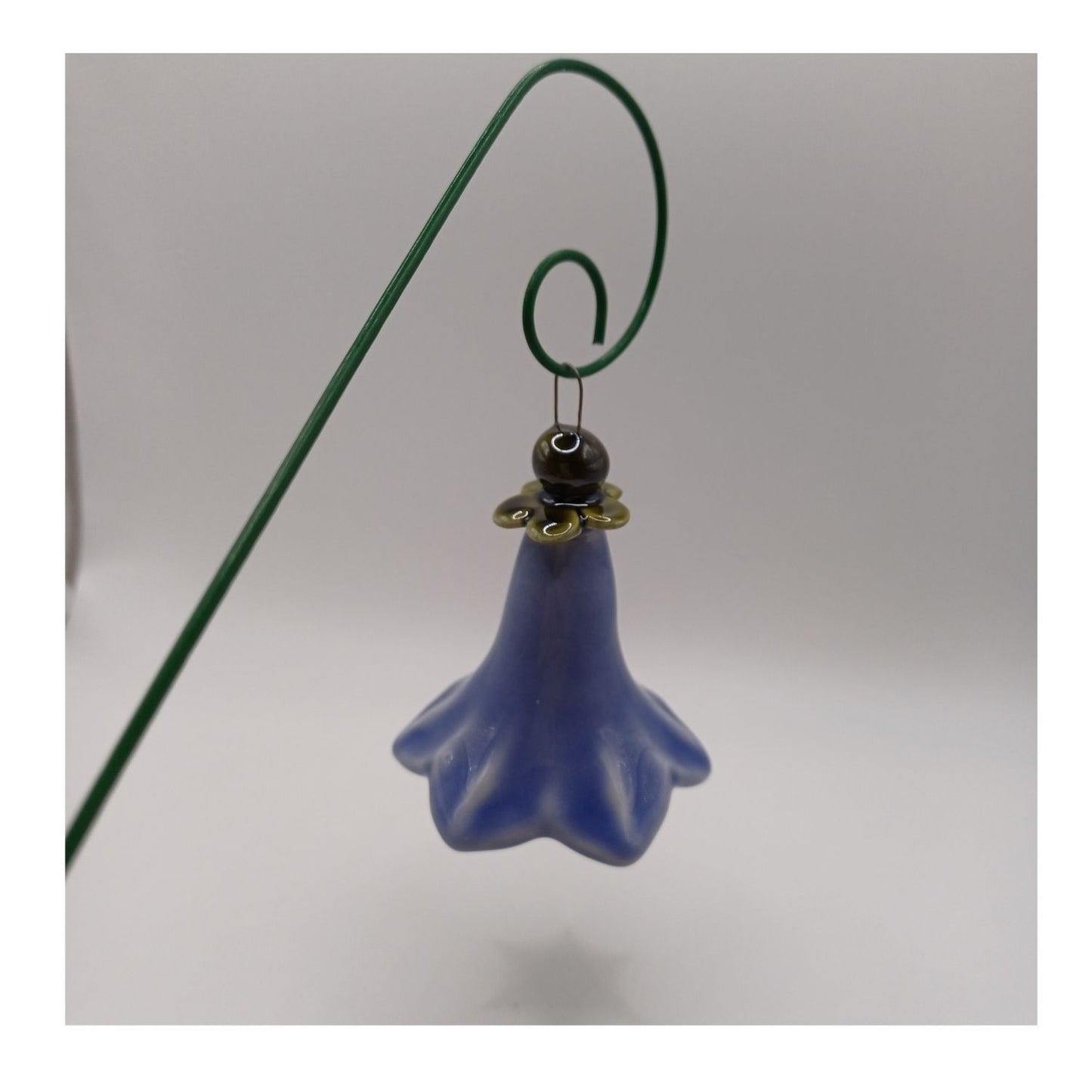 Fleur en céramique - grande campanule