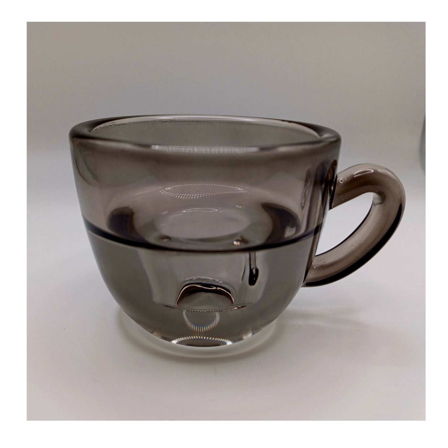 Bougeoir en verre tasse colorée