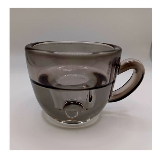 Bougeoir en verre tasse colorée