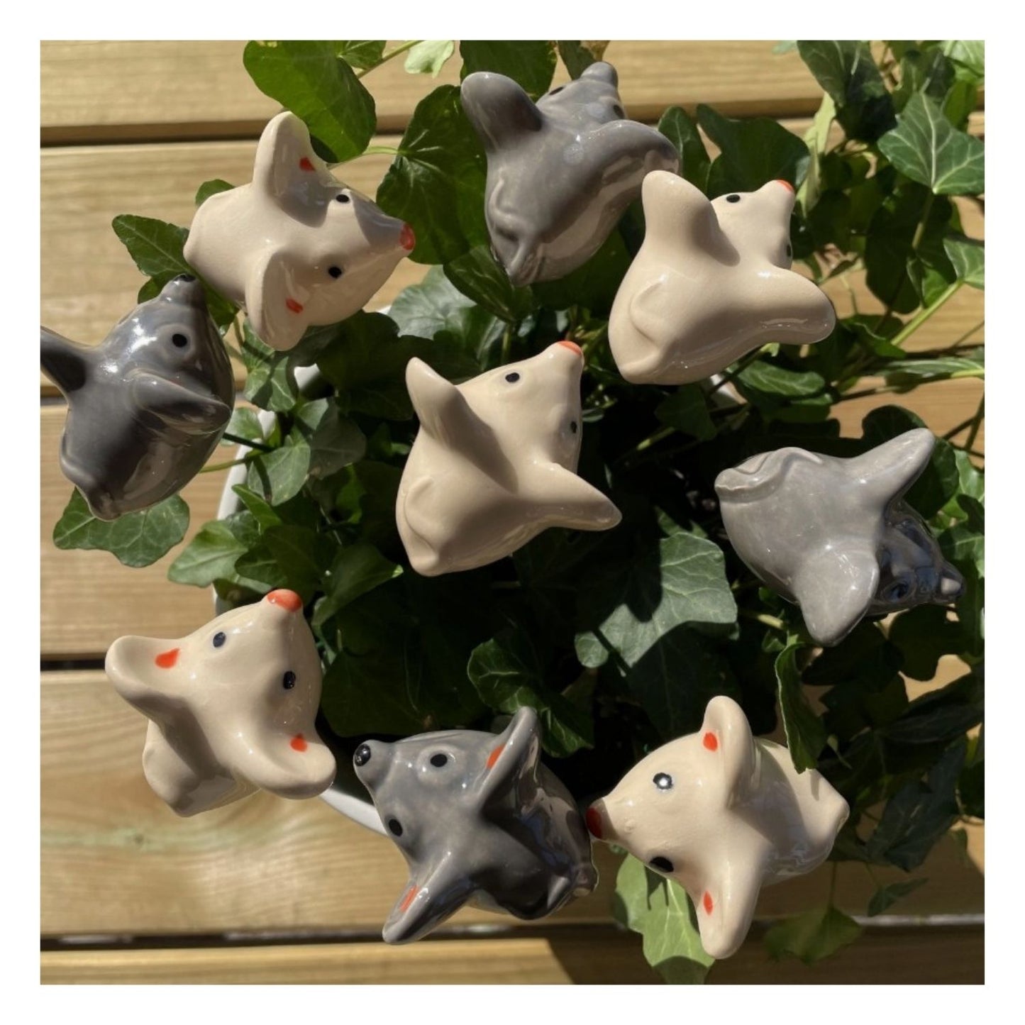 Souris en céramique