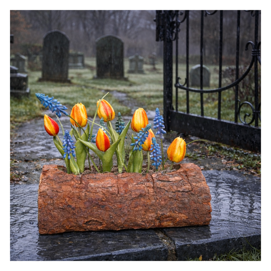 Composition florale “Printemps bleu"