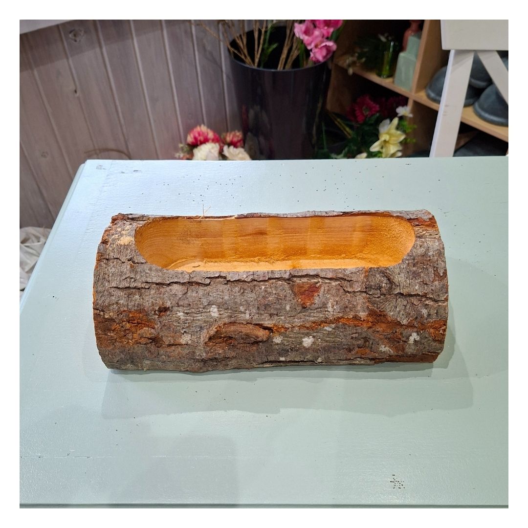 Support en bois naturel - 30 cm