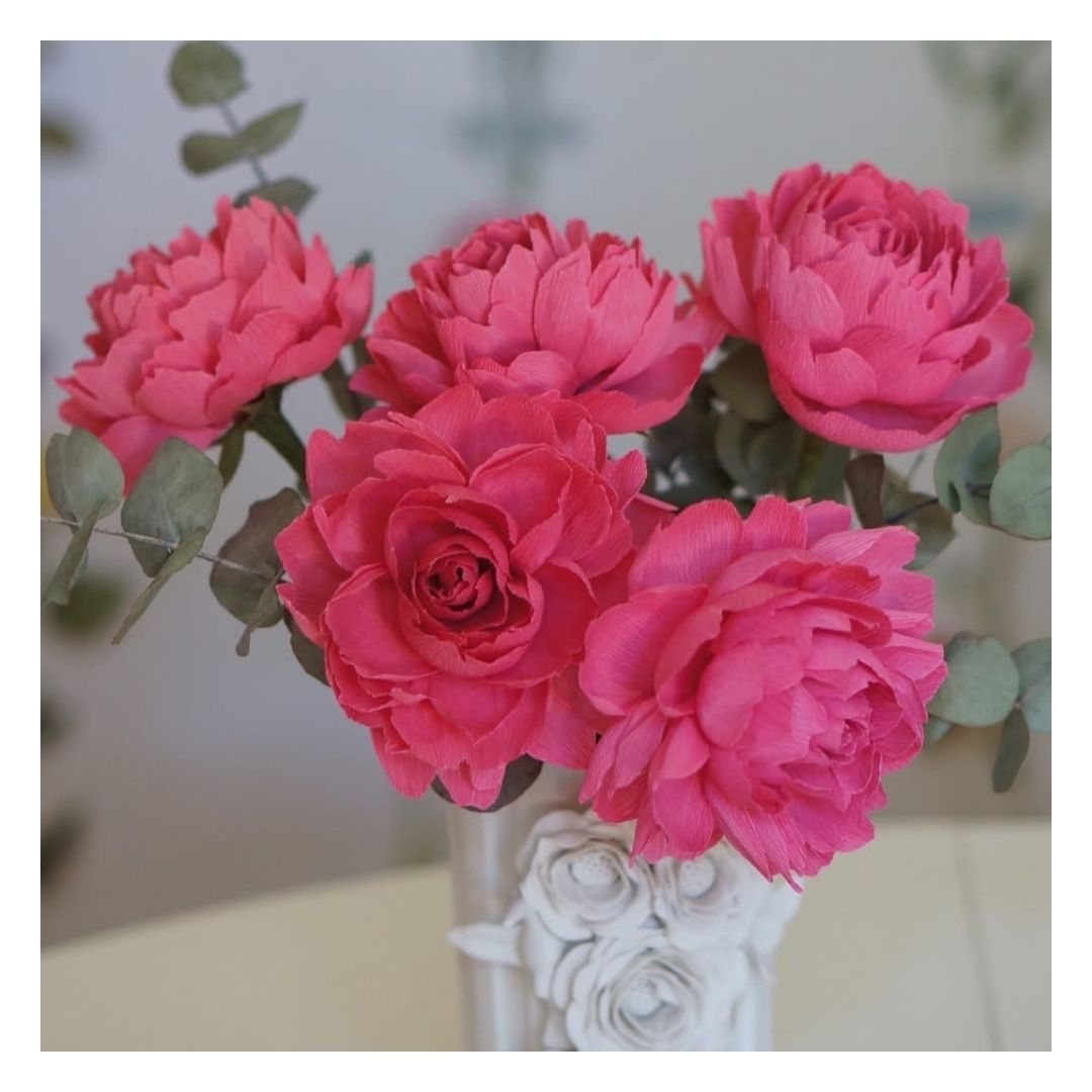 🌸 Atelier "Je réalise ma pivoine en papier" 21 février - 9h30