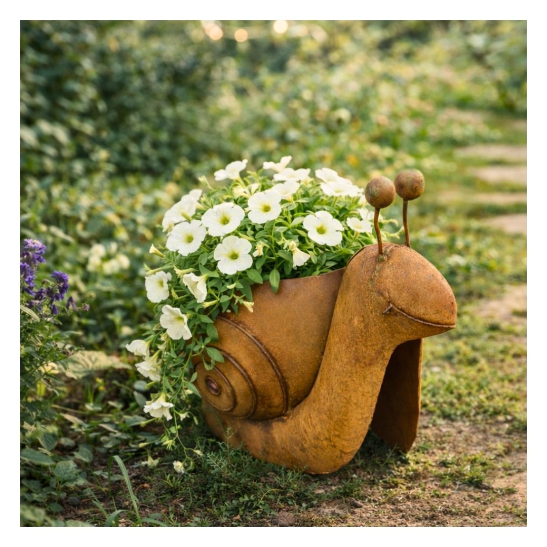 Cache-pot escargot