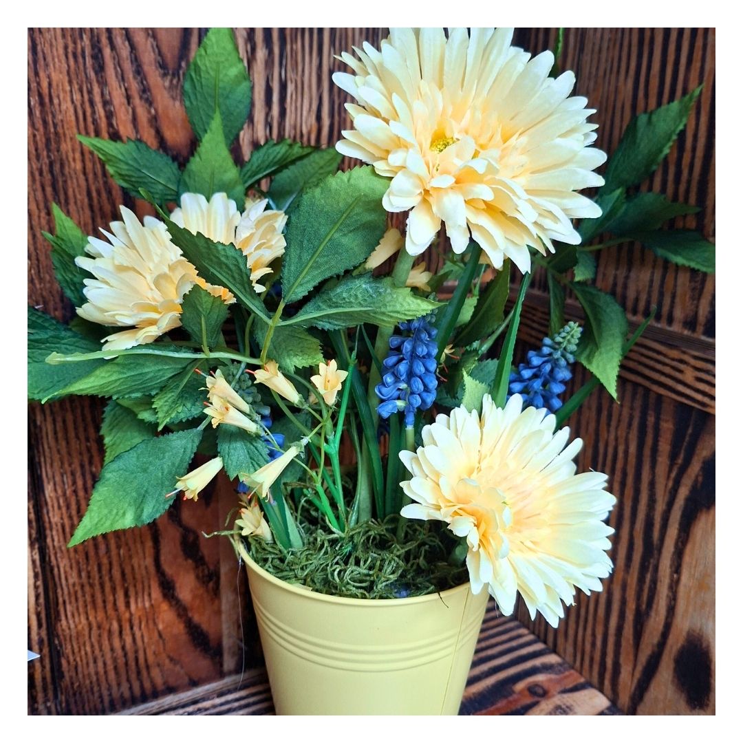 Composition florale artisanale - Matin de jardin
