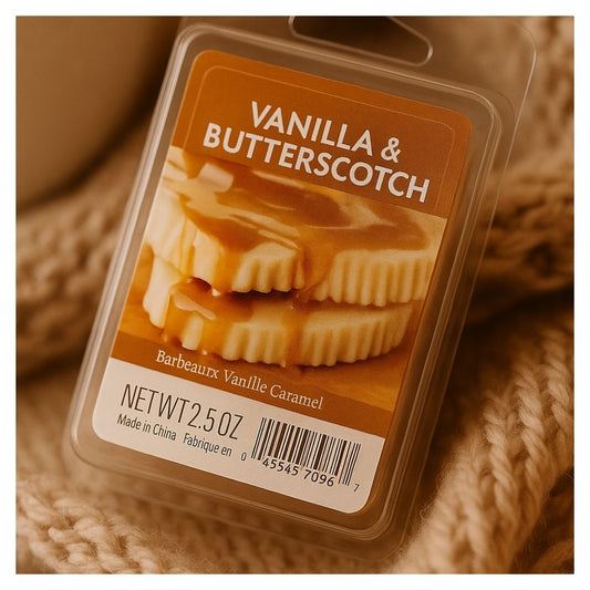 🕯️ vanille-caramel beurre salé– Fondants de cire parfumée (70 g)